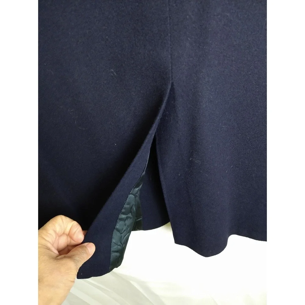Bill Blass 42R Navy 2 Button 100% CASHMERE Lined Sport Coat Blazer Jacket Mens